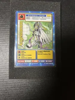 Angewomon BO-16 Digimon Card 2000 Bandai Series 1 Unlimited NM Digi-Battle - Image 1
