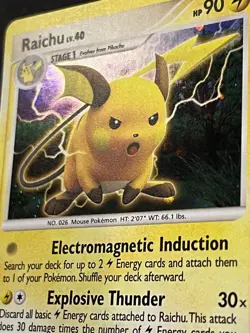 Raichu - DP21 - Pokemon Diamond & Pearl Promo Holo Card - Image 2