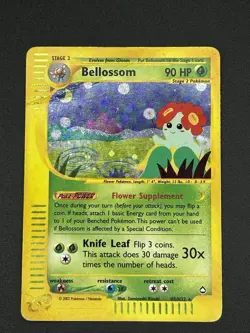 Bellossom Holo Rare Pokemon TCG E-Reader Card Aquapolis H5/H32 - Image 1