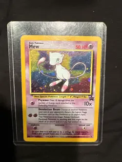 Pokemon TCG Mew Holographic Promo Card Ancient Ultra Rare 1995-1999 - Image 1
