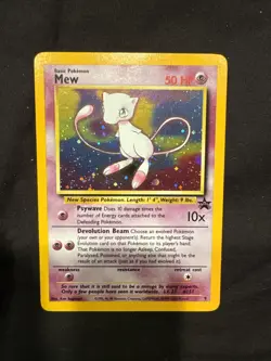 Pokemon TCG Mew Holographic Promo Card Ancient Ultra Rare 1995-1999 - Image 2