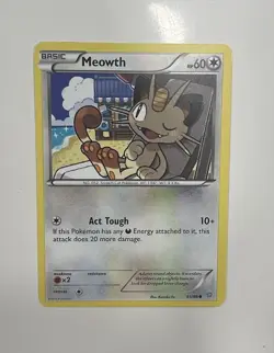 Pokemon TCG Meowth Jungle Card 56/64 Unlimited Common - Image 5