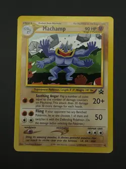 Machamp 43/53 WoTC Black Star Promo English Pokemon Card Lightly Played - Image 1