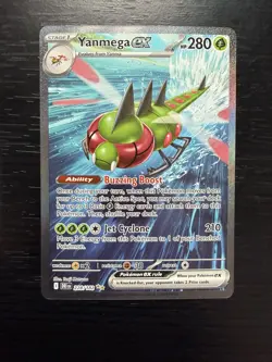Pokemon TCG Yanmega EX Destined Rivals 228/182 SIR Special Illustration Rare NM - Image 1