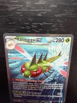 Pokemon TCG Yanmega EX Destined Rivals 228/182 SIR Special Illustration Rare NM - Image 3