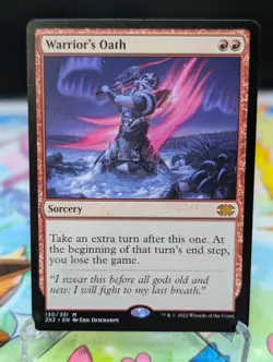 MTG Double Masters 2022 - Warrior's Oath 130 Regular - Image 1