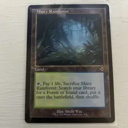 Misty Rainforest (Retro Frame) PACK FRESH MINT-NM Modern Horizons 2 Regular MTG - Image 1