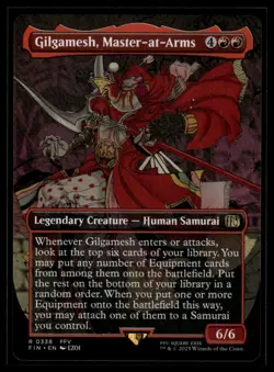Gilgamesh, Master-at-Arms (Borderless) #338 Final Fantasy Non Foil - Image 1