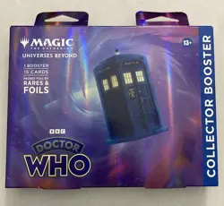 NEW Universes Beyond Doctor Who Collector Booster Pack MTG Magic the Gathering - Image 1