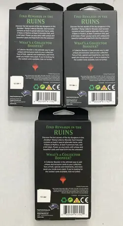NEW SEALED 3x Zendikar Rising Collector Booster Pack MTG Magic the Gathering - Image 2