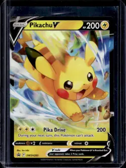 2019-2023 Pokemon SWSH Black Star Promos Pikachu V #SWSH285 - Image 1