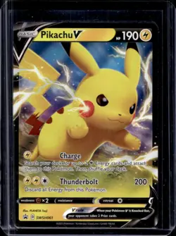 2019-2023 Pokemon SWSH Black Star Promos Pikachu V #SWSH061 - Image 1