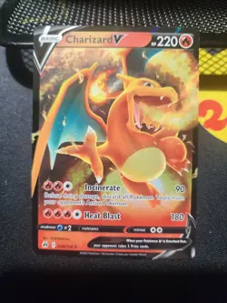 Pokemon TCG Charizard v Crown Zenith Holo Ultra Rare 18/159 - Image 1