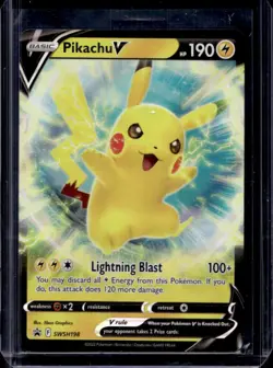2019-2023 Pokemon SWSH Black Star Promos Pikachu V #SWSH198 - Image 1