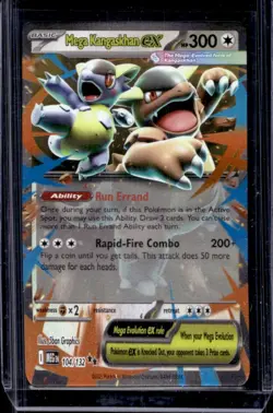 2025 Pokemon Mega Evolution Kangaskhan ex Double Rare #104/132 - Image 1