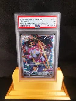2015 Pokemon Xy Promo Hoopa Rings Giveaway #155/xy-p Psa 5 - Image 1