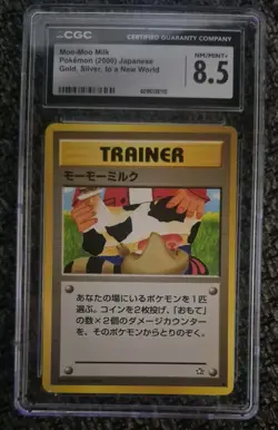 Pokemon TCG Neo Genesis Moo-Moo Milk Japanese CGC 8.5 - Image 1