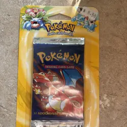 Pokemon Sealed Blister Pack 1999 Charizard Base Set Good Condition Vintage TCG - Image 3
