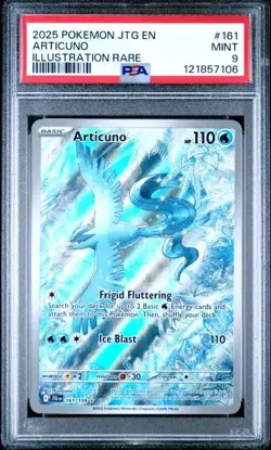 2025 POKEMON JTG EN-JOURNEY TOGETHER 161 ARTICUNO ILLUSTRATION RARE - Image 1