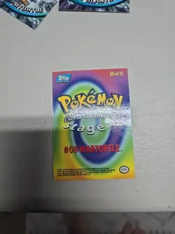 2000 Topps Chrome Pokemon #8 Wartortle Holo Foil - Image 3
