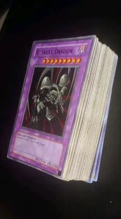 YU-GI-OH! Lot Of Damaged Cards B. Skull Dragon Dark Magician Mirror Force - Image 1