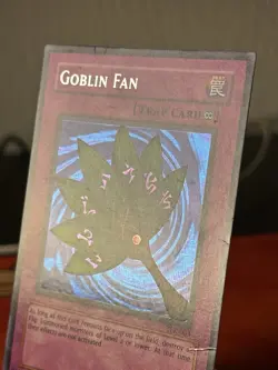 Yugioh Goblin Fan TFK-003 Secret Rare Promo MP - Image 3