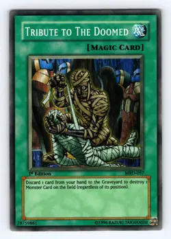 Yugioh Tribute to The Doomed MRD-057 1st Edition Super Rare - NM 💎 - Image 1
