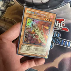 Volcanic Rocket FOTB-EN000 Secret Rare 1st Edition Yugioh Italian LP (VST) - Image 2
