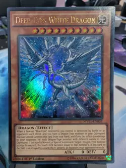 YuGiOh! Deep-Eyes White Dragon MVP1-EN005 Ultra Rare 1st Ed - Image 1