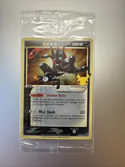 Greninja Gold Star SWSH144 Pokemon Sealed Sword & Shield Promo Card English NM - Image 1