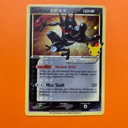 Greninja Gold Star Promo SWSH144 Pokemon Card Sword Shield Promo NM 25th 144 - Image 2