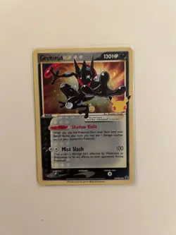Pokemon Greninja Gold Star Celebrations Promo Sword & Shield SWSH144 - NM - Image 1
