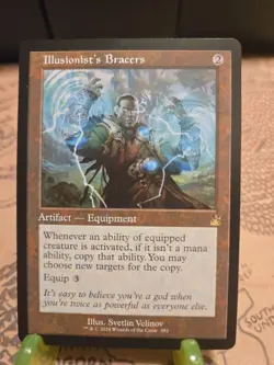 MTG Illusionist's Bracers Ravnica Remastered Regular Retro Frame Rare NM - Image 1
