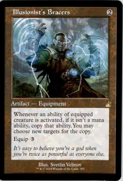 Illusionist's Bracers (Retro Frame) Ravnica Remastered RVR Normal NM - Image 1