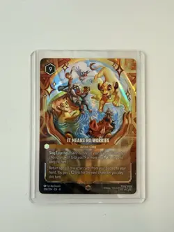 Disney Lorcana TCG Reign of Jafar It Means No Worries Enchanted 208/204 - Image 1