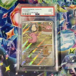 Chansey 187/167 SV Twilight Masquerade - Pokemon TCG | PSA 9 MINT - Image 1
