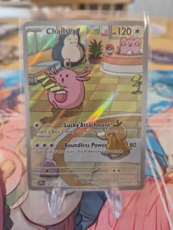 2024 Pokemon Twilight Masquerade TWM 187/167 Chansey Illustration Rare - Image 1