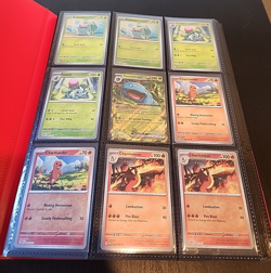 Pokemon SV 151 binder Base Complete Set W/ All Exs + Reverse Holos + Some Promos - Image 1