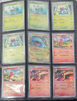 Pokemon Scarlet & Violet SV 151 Complete Master Base Set C/UC/R/Ex/RH In Binder! - Image 1