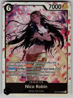 Nico Robin OP12-087 SR Legacy of the Master One Piece TCG - Image 1