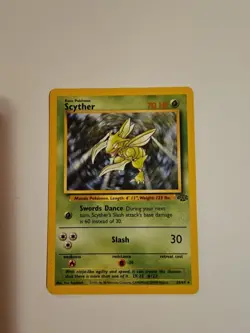 Pokemon TCG Scyther Jungle Card 26/64 Unlimited Rare, LP+ Condition - Image 1