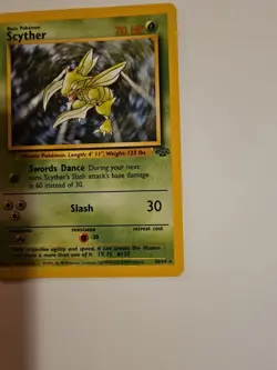 Pokemon TCG Scyther Jungle Card 26/64 Unlimited Rare, LP+ Condition - Image 4