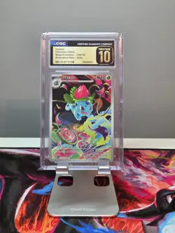 POKEMON CGC 10 PRISTINE IVYSAUR 134/132 MEGA EVOLUTION ILLUSTRATION RARE HOLO - Image 1