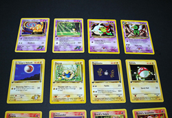 Pokemon First Edition 16 Card Lot Non-Holo Trainers Included CCG LP Vintage - Image 3
