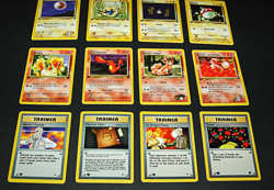 Pokemon First Edition 16 Card Lot Non-Holo Trainers Included CCG LP Vintage - Image 4