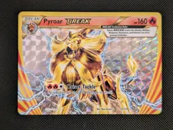 Pyroar Break 24/114 Pokemon TCG Steam Siege Ultra Rare Holo Card Nm - Image 1