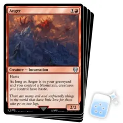 ANGER X4 The Lord Of The Rings: Tales Of Middle-earth Commander Magic MTG CARD - Image 1