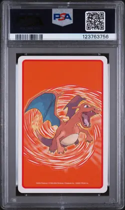 2004 POKEMON FIRERED VERSION PLAYING CARDS 6 OF DIAMONDS MACHAMP PSA 5 - Image 2