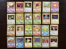Pokemon Team Rocket COMPLETE SET Common Vintage WOTC 24 Card Lot MP-NM - Image 1