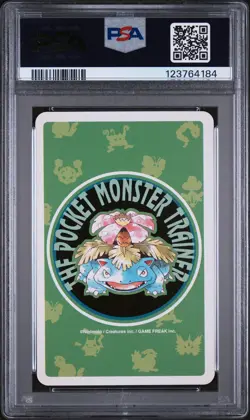 1996 POKEMON GREEN VERSION PLAYING CARDS 4 OF CLUBS #146A MOLTRES PSA 9 - Image 2